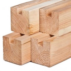 Stapelbouw eindpaal lariks douglas geschaafd 11,5x11,5x300 cm Stapelbouw eindpaal lariks douglas geschaafd 11,5x11,5x300 cm